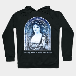 Lady with a Fan Deadhead Batik Hoodie